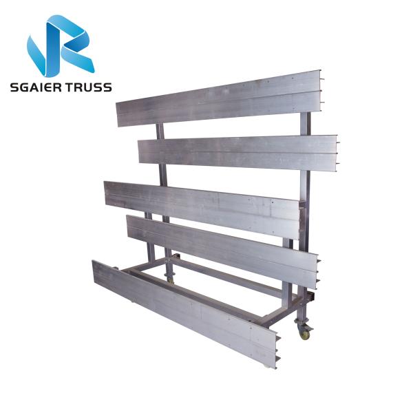 3 / 4 / 5 Rows Aluminum Stadium Bleachers Corrosion Resistance 3000 * 240mm Board