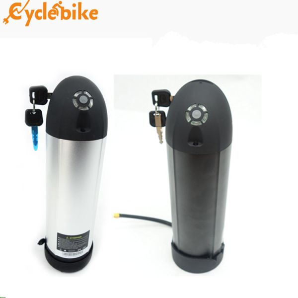 Water Bottle Electric Bike Lithium Battery 36V 10.4ah / Ebike Battery Pack With Usb Port Samsung Cell
