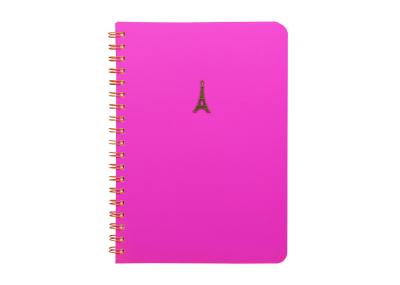 Espiral do cartão - impressão do livro encadernado, material de escritório feito sob encomenda dos cadernos