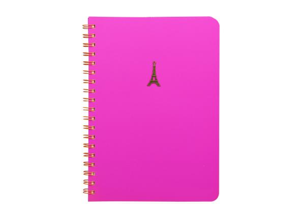 Promotional Spiral Bound Book Printing Double Metal Decoration 8X10