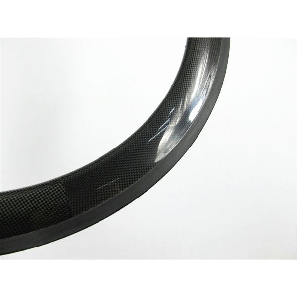 Carbon Clincher Compatible Tubuless Rims 700C 60MM 25mm Wide Road Bicycle Ruedas carbono carretera Compatible for V&Disc