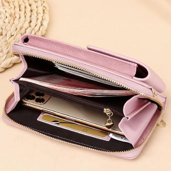 Magnetic Buckle PU One Shoulder Messenger Bag For Women