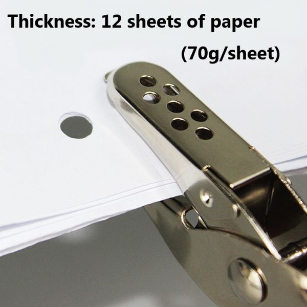 Зелёный ручной перфоратор для самодельного изготовления Карточка No отверстий 1 16 мм Круг металлического бумажного перфоратора