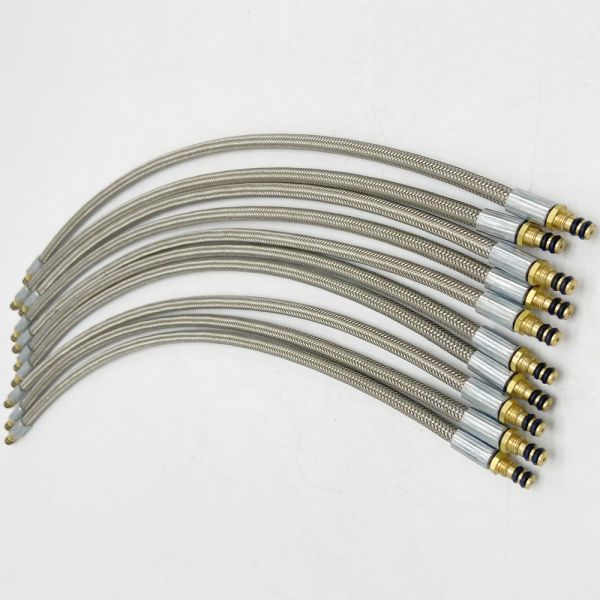 Stainless Steel Wire Braided Rubber Gas Hose For Outdoor Camping Stove