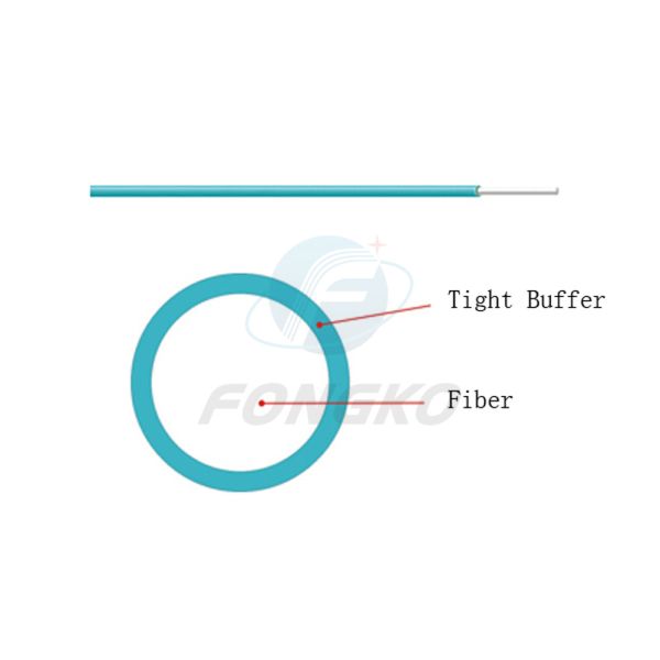 0.9mm Indoor Fiber Optical Cable sM Tight Buffered Cable G652D