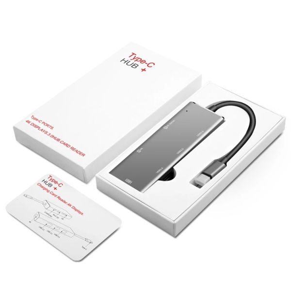 Умный телефон 7 в 1 SD TF Card Reader Multiple USB C HUB