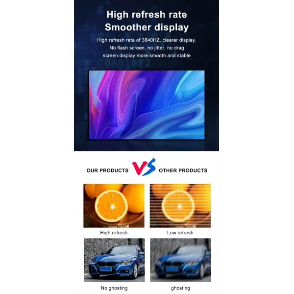 Водостойкая наружная аренда светодиодного дисплея P4.81mm 500*500mm LED панель