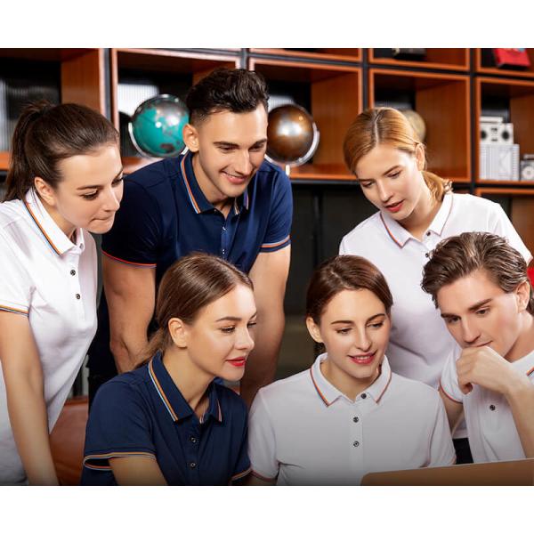 Embroidery Custom Work Polo Shirts Cotton Polo Work Shirts Short Sleeve