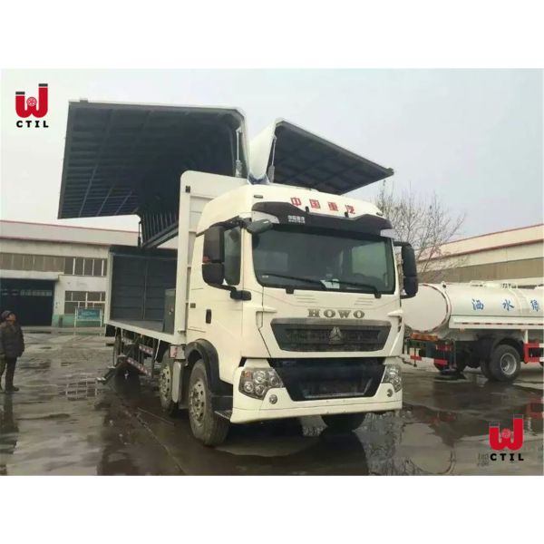 Тележка груза Тележки Крыла Van Евро 4 Уилера Sinotruk 10