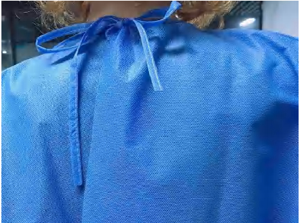 Sleeveless Disposable Isolation Gowns Waterproof For Hospital Patient