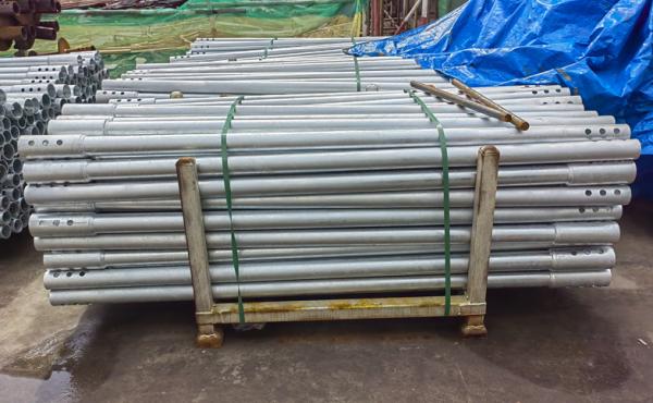 Prefabricated Galvanized Steel Round Spiral Ground Anchor Helical Screw Piles