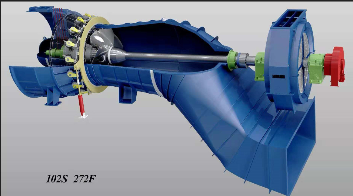 Гидро генератор турбины силы 150RPM 100KW трубчатый