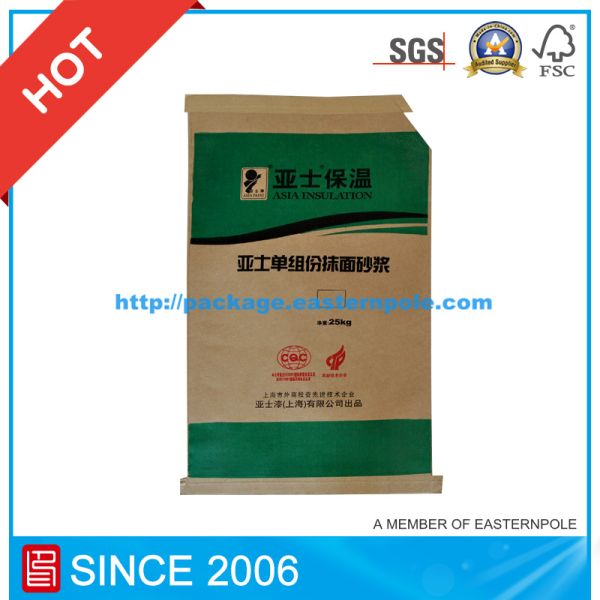 Industrial Paper Plastic Composite Bag, Paper Cement Bag