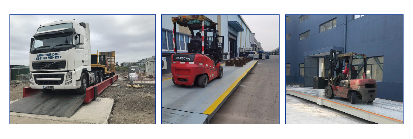 Durable Portable Electronic Weighbridge Mobile Truck Scale Easy Installation