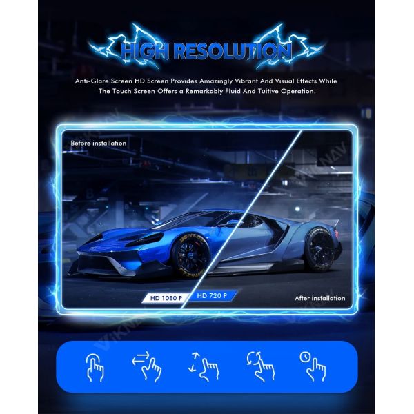 Авторадио Viknav для Infiniti FX35 (2003-2007) 10,4 дюйма Авто мультимедийный проигрыватель Tesla Style Авто стерео GPS навигация