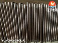Low Fin Tube ASME SB111 C70600 Copper Nickel Alloy Base Tube