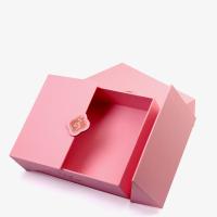 Boîte cadeau magnétique rose unique avec emballage de conception personnalisée pour les produits cosmétiques