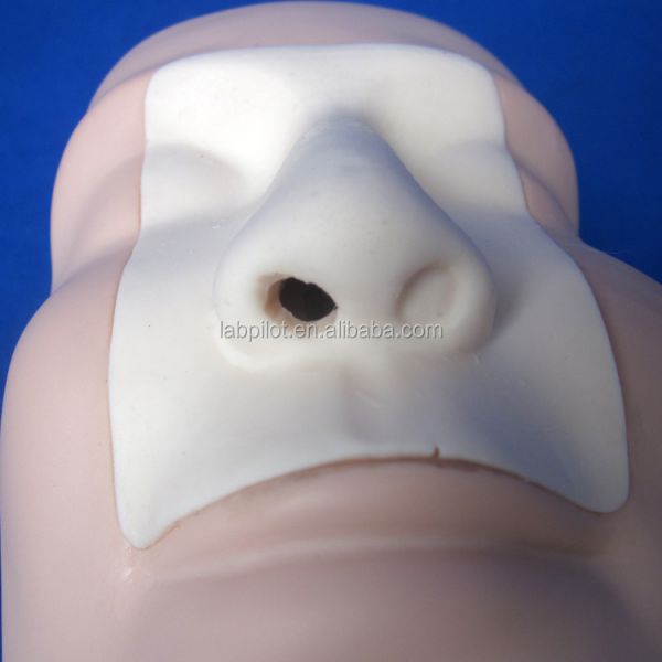 Nasal Hemostasis Cauterization and Packing Training Manikin for Function Medical Model