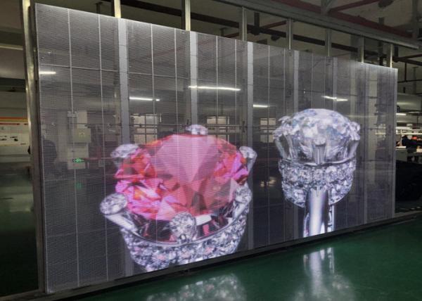 SMD P3.91 Transparent LED Screen 1000x500mm for Advertising