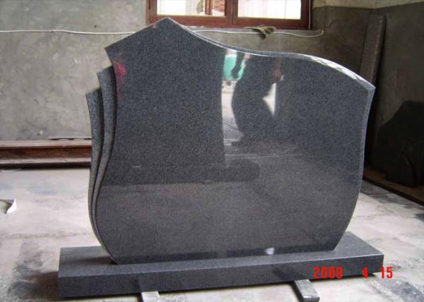 Olive Green Grey Granite Memorial Stones G654 American Style For Monument