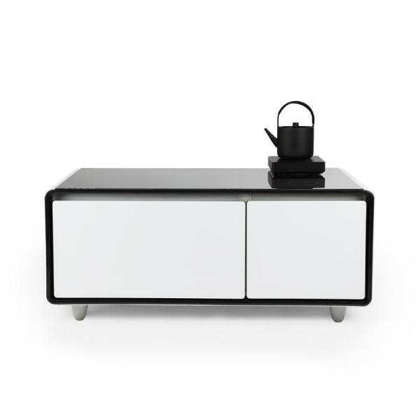 Modern Furniture Smart Coffee Table with Refrigerated Drawer and Wireless Charging