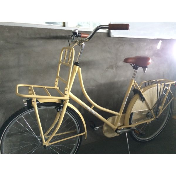 28inch Old Man City Bike Classic Dutch Bike with Lugged Steel Frame and Double V Brake