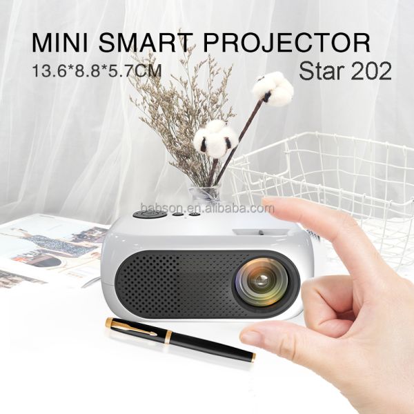 For Salange M24 Full HD LED Mini Projector Pocketable Android/iOS 11 Operating System 1080P Computer Projector Star 202 Game