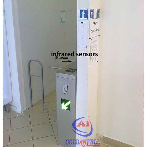 Пешеход ворот турникета треноги Rustproof стального Bi дирекционный с читателем Rfid