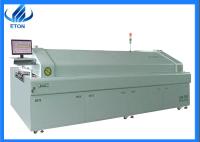 8 forno da solda de Reflow de SMT do controle do PLC da máquina do Reflow da zona 650mm SMT