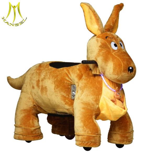 Hansel   large riding animal amusement park  kangaroo ride coin operated kiddie ride