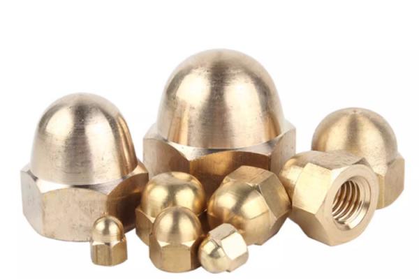 Premium M12 & M20 Brass Dome Cap Nuts Metal Fastening Offered in Sizes T1 T2 T3