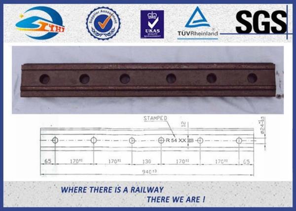 Forged Railroad Rail Fish Plate Joint Bar With 4 Holes or 6 holes