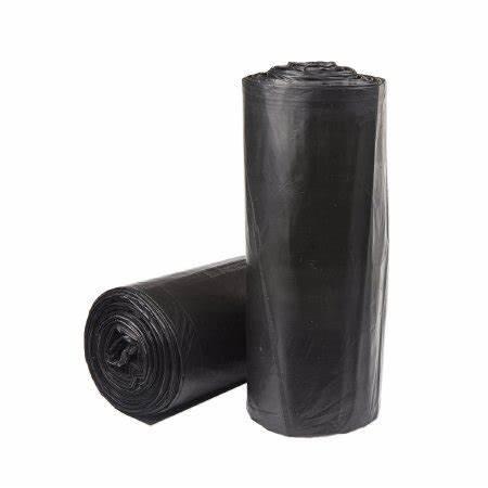 Clear environmentally friendly trash bags with 100 Count quantity