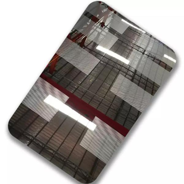 304 Mirror Etched Elevator Stainless Steel Sheet Door Anti Corrosion