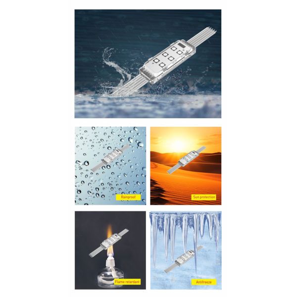 RGB пиксельные огни IP67 водонепроницаемый светодиодный модуль наружного точечного источника света