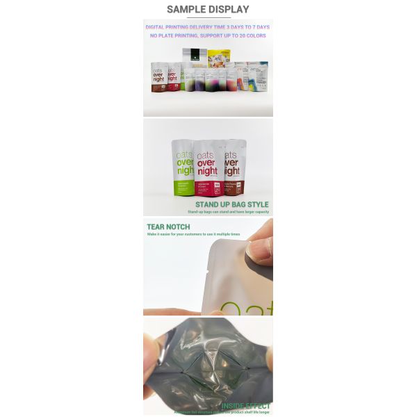 Custom Printing 3.5-1000 Grams Food Grade Mylar Bags Stand up Doypack Pouch Smell Proof Mylar Standing Zipper Bags With Logo