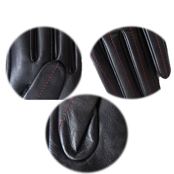 Durable Leather Winter Gloves , Custom Made Leather Gloves For Motorcycle