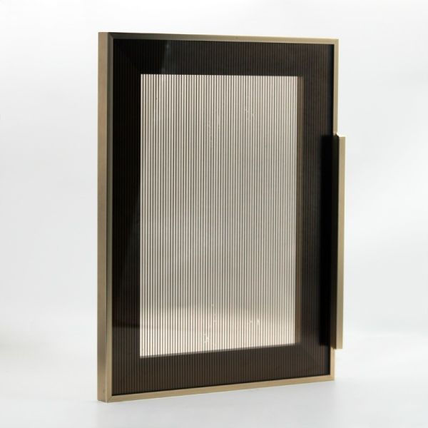 Matte Black Kitchen Cabinet Aluminum Frame For Cabinet Door Glass