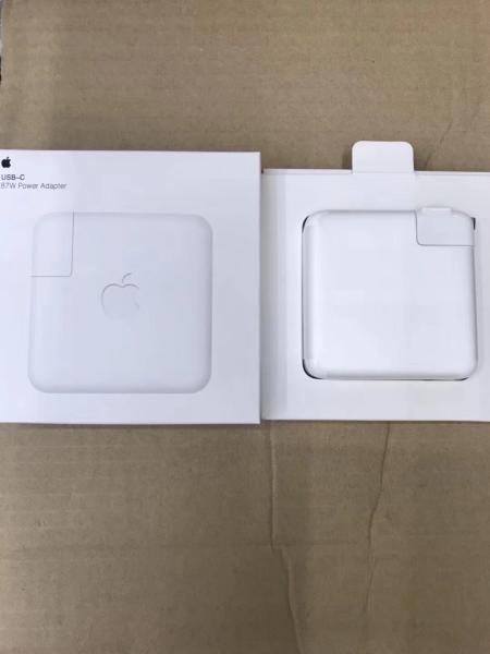 original Apple 87W USB-C Power Adapter, original adapter for Apple Macbook, USB-C 87W adapter