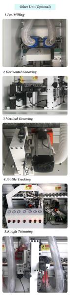 Long Service Life Design Automatic Edge Banding Machine with 0.6Mpa Working Pressure
