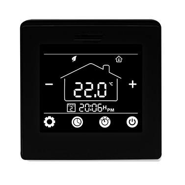 Termostato programável 16A do aquecimento Underfloor com cor preta/branca