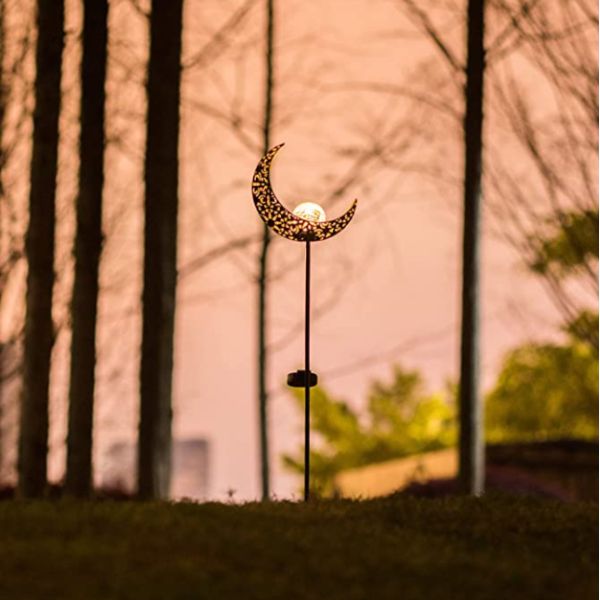 Warm 1.20Volt 40Inch Glass Globe Solar Garden Lights