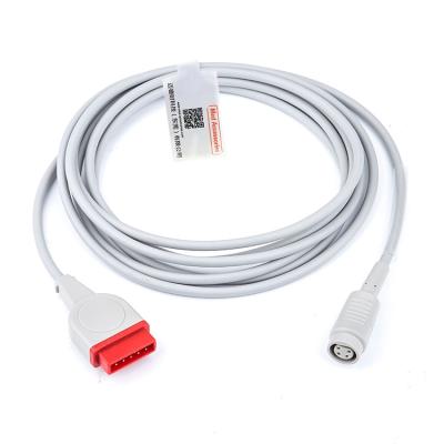 Compatível GE Healthcare para a MR Transducer Interface Pressão sanguínea 11 Pin IBP
