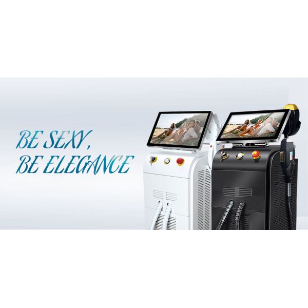 2 In 1 Diode Laser 755nm 808nm 1064nm IPL System For Hair Removal Skin Rejuvenation