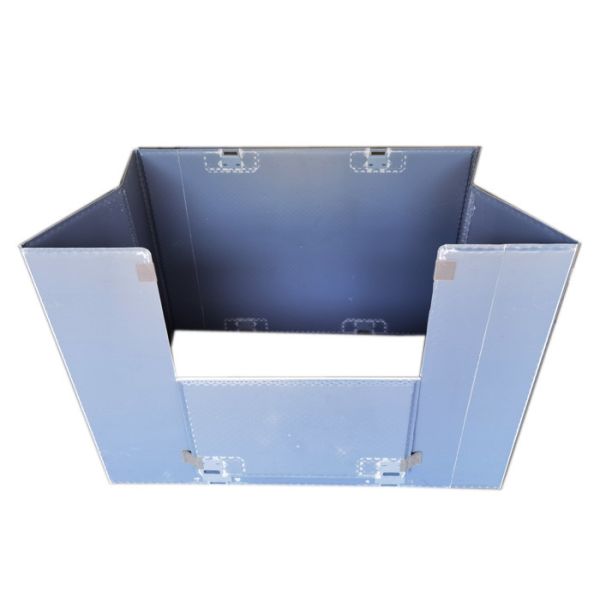 PP Honeycomb Pallet Sleeve Container Anti Static Surface Treatment Label Pocket