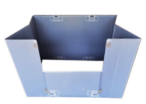 Twin Sheet Thermoformed Pallet Sleeve Fluted Plastic W Z Fold