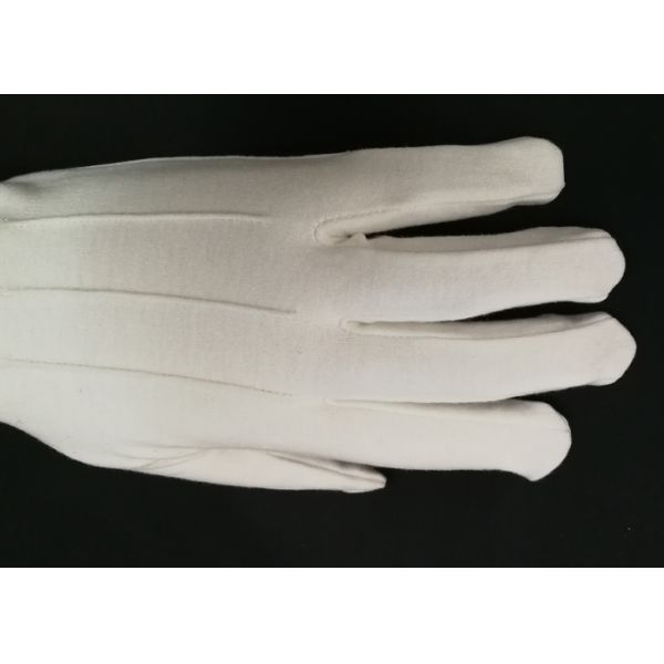 Приветствованный ОЭМ веса ткани перчаток 220гсм военного парада хлопка 100% чистый