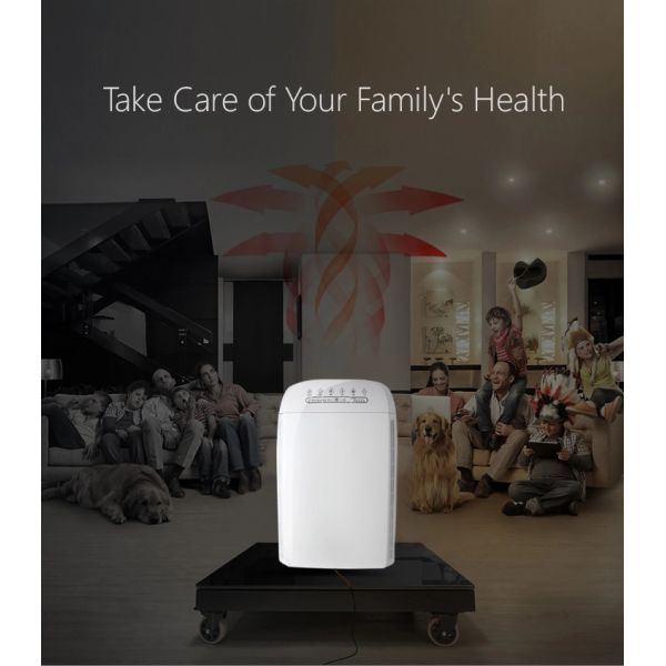 UVC очиститель воздуха Hepa для удаления дыма OEM 300m3/h аллергий