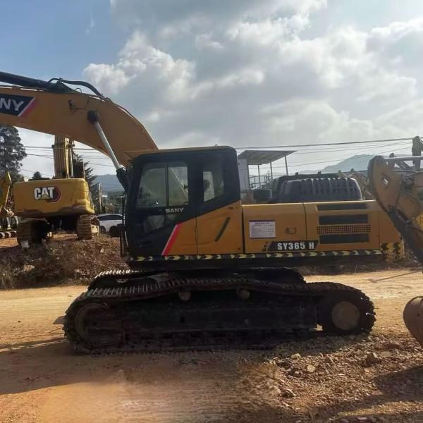 Landscaping Used Big Excavator Digger Sany365h Second Hand Construction Machinery