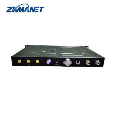 Sistema de transmissão sem fio de baixa latência de 1U 2,4 GHz 40dBm Transmissor de vídeo montado no veículo